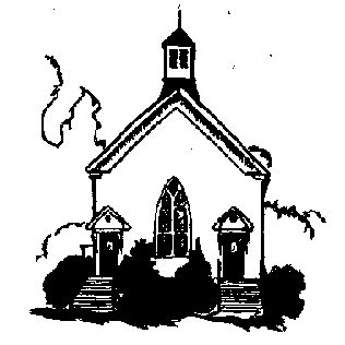 Drawing of the Hudson Baptist Church